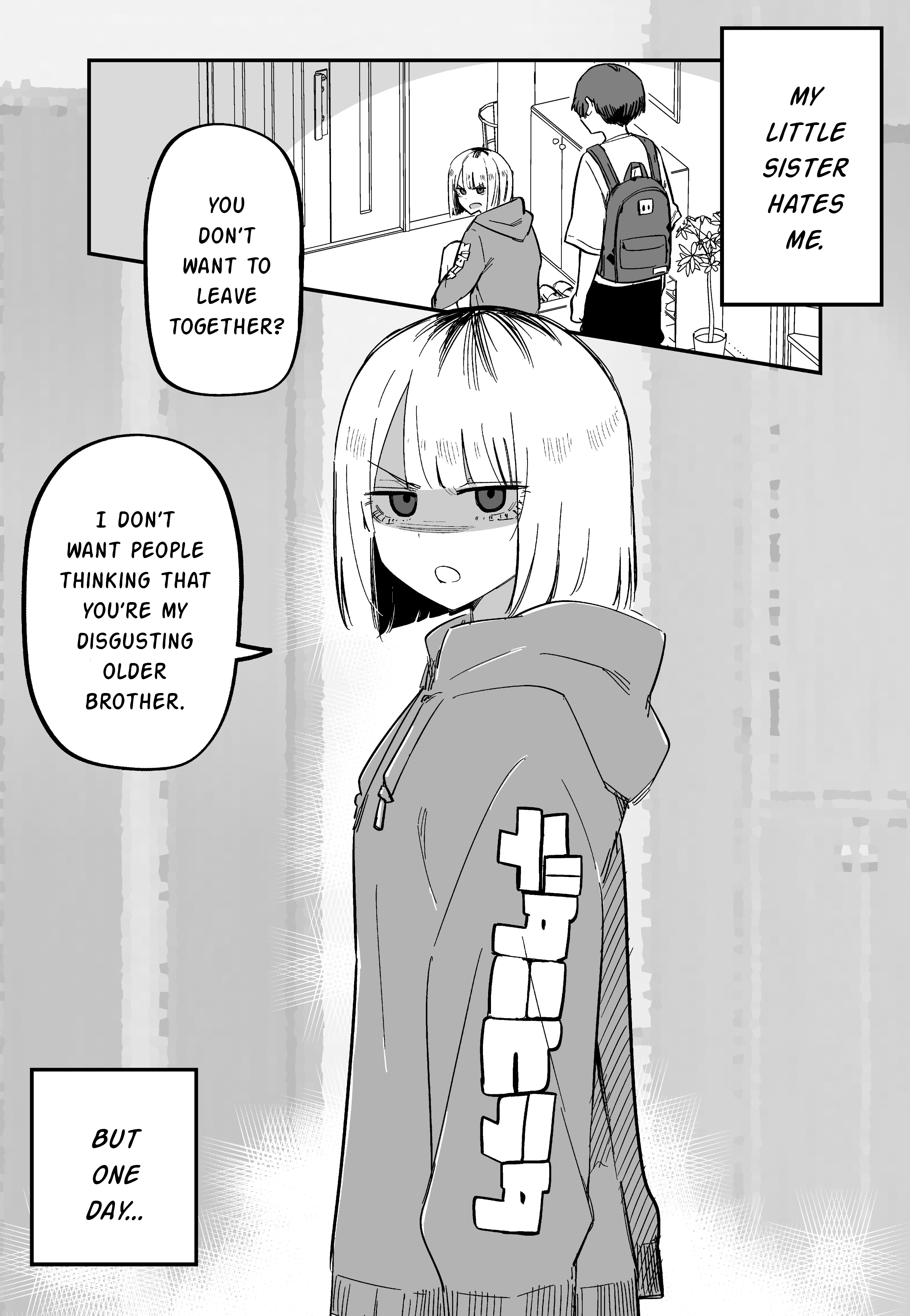 My Sister Who Cannot Stand Me Is Scary Chapter 3 #1