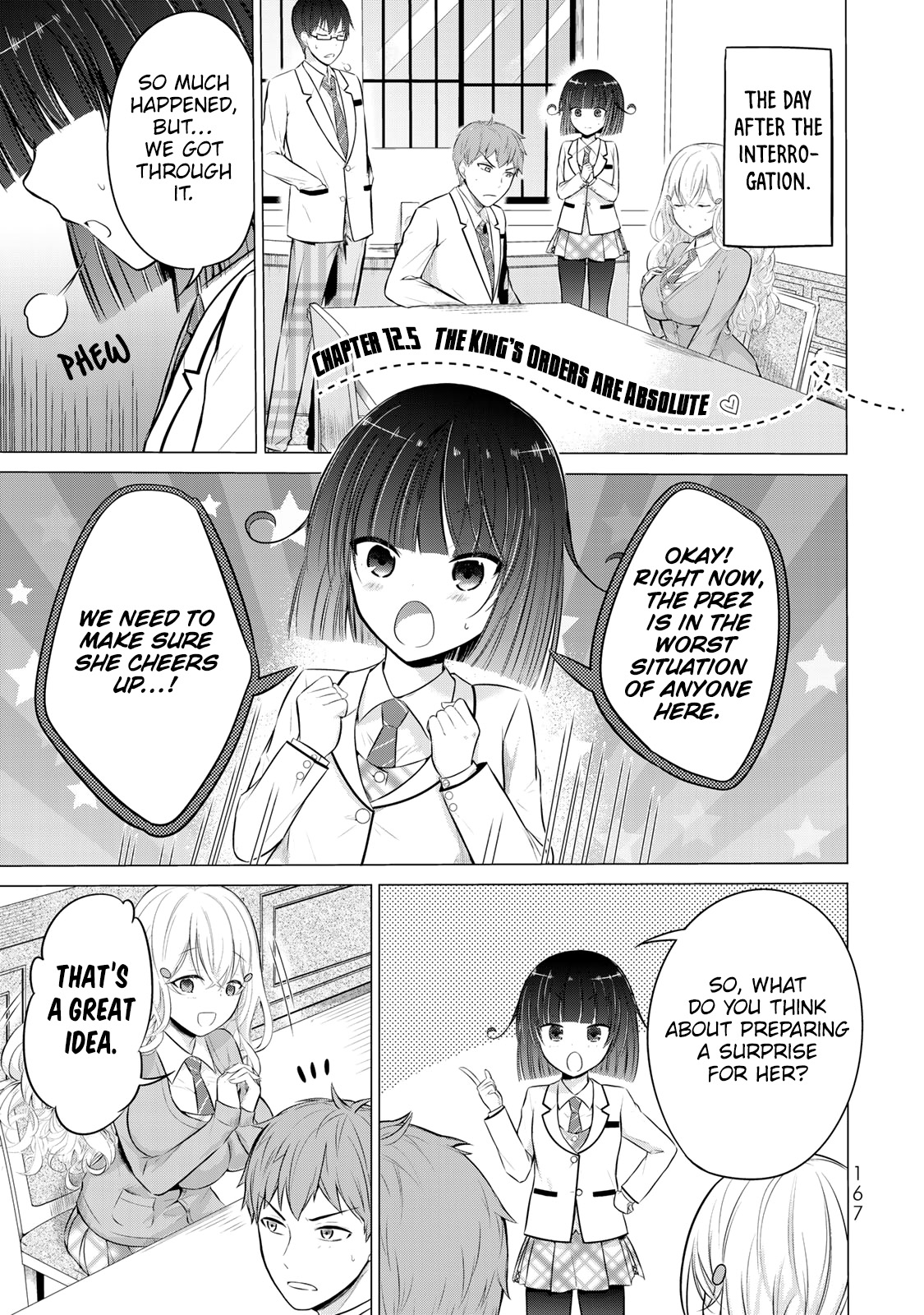 The Student Council President Solves Everything On The Bed Chapter 12.5 #2