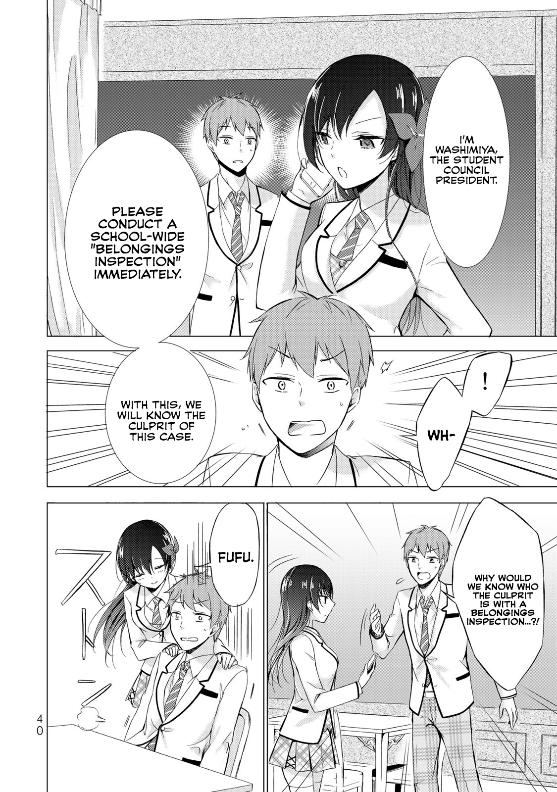 The Student Council President Solves Everything On The Bed Chapter 1 #38