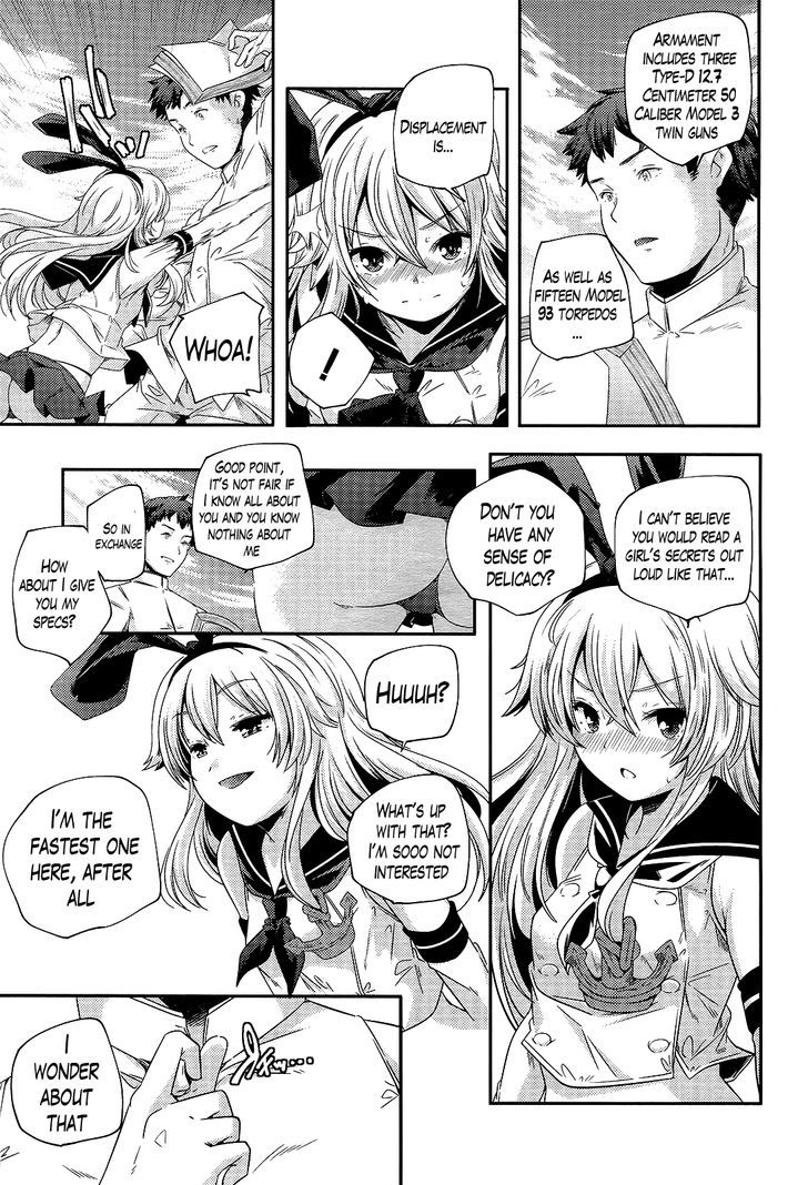 Kantai Collection - Kankore - Shimakaze Tsumujikaze No Shoujo Chapter 1 #25