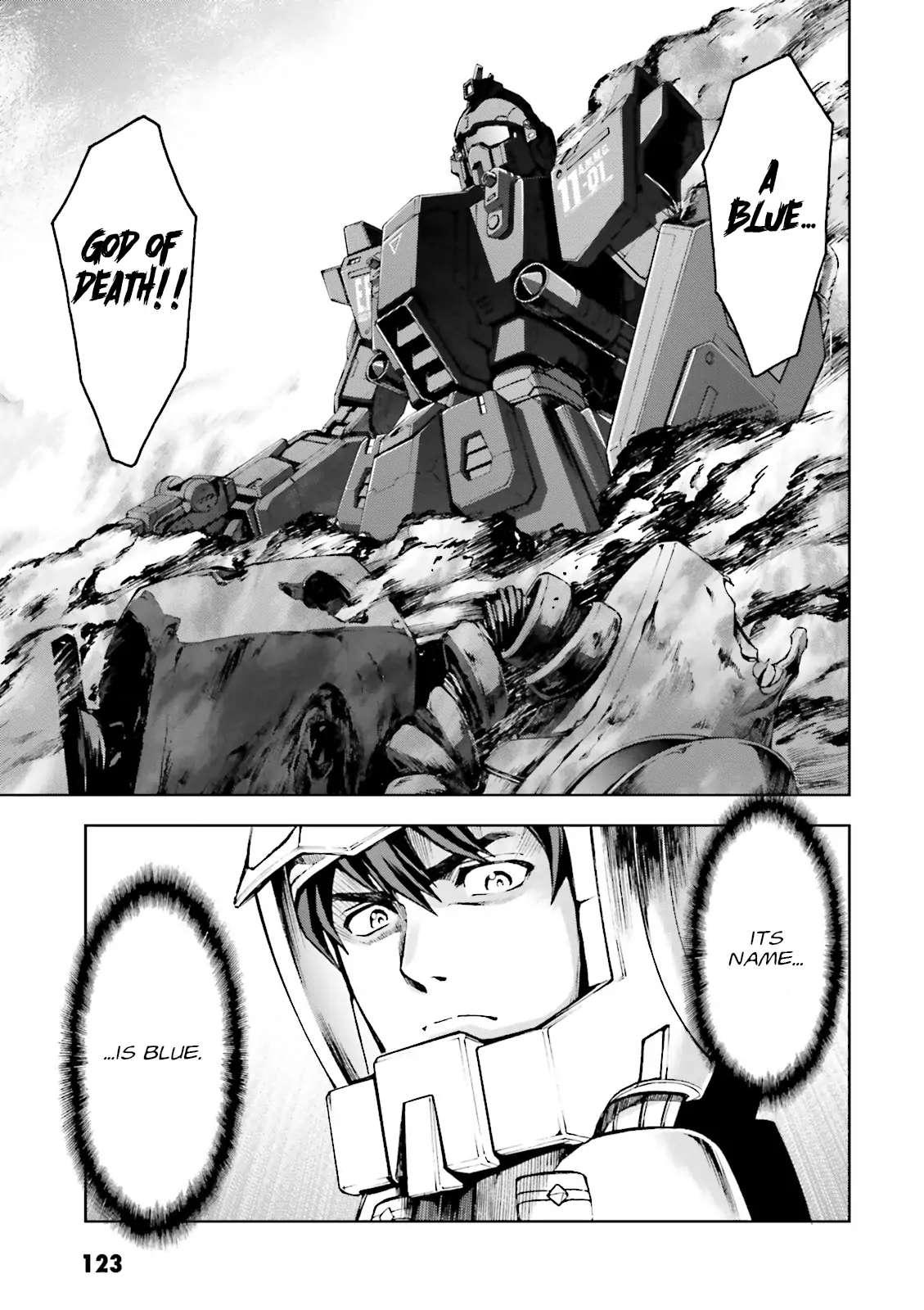 Kidou Sensei Gundam Gaiden - The Blue Destiny (Taichi You) Chapter 14 #32