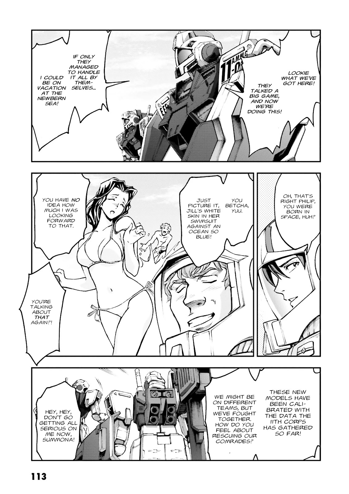 Kidou Sensei Gundam Gaiden - The Blue Destiny (Taichi You) Chapter 9 #19