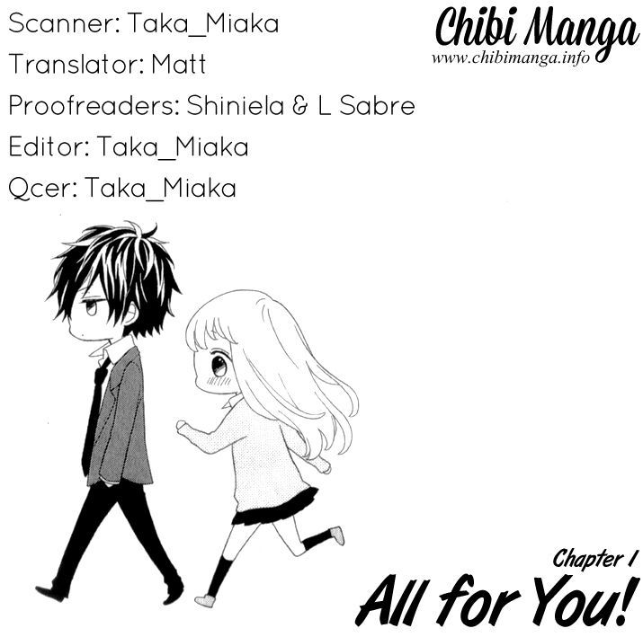All For You! Chapter 1 #1