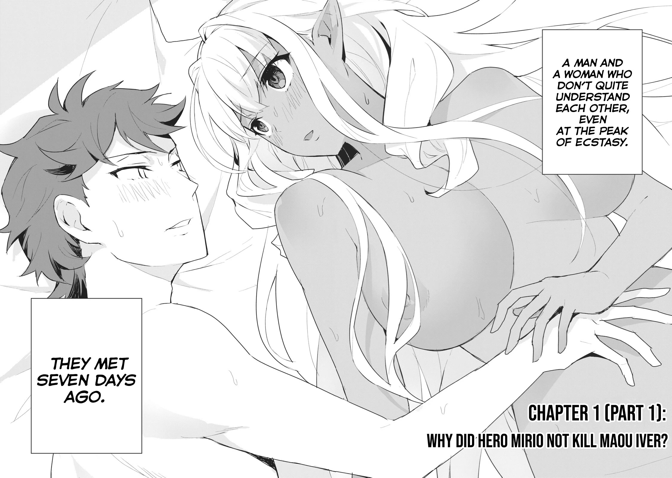 A Story About A Hero Exterminating A Dragon-Class Beautiful Girl Demon Queen, Who Has Very Low Self-Esteem, With Love! Chapter 1 #3