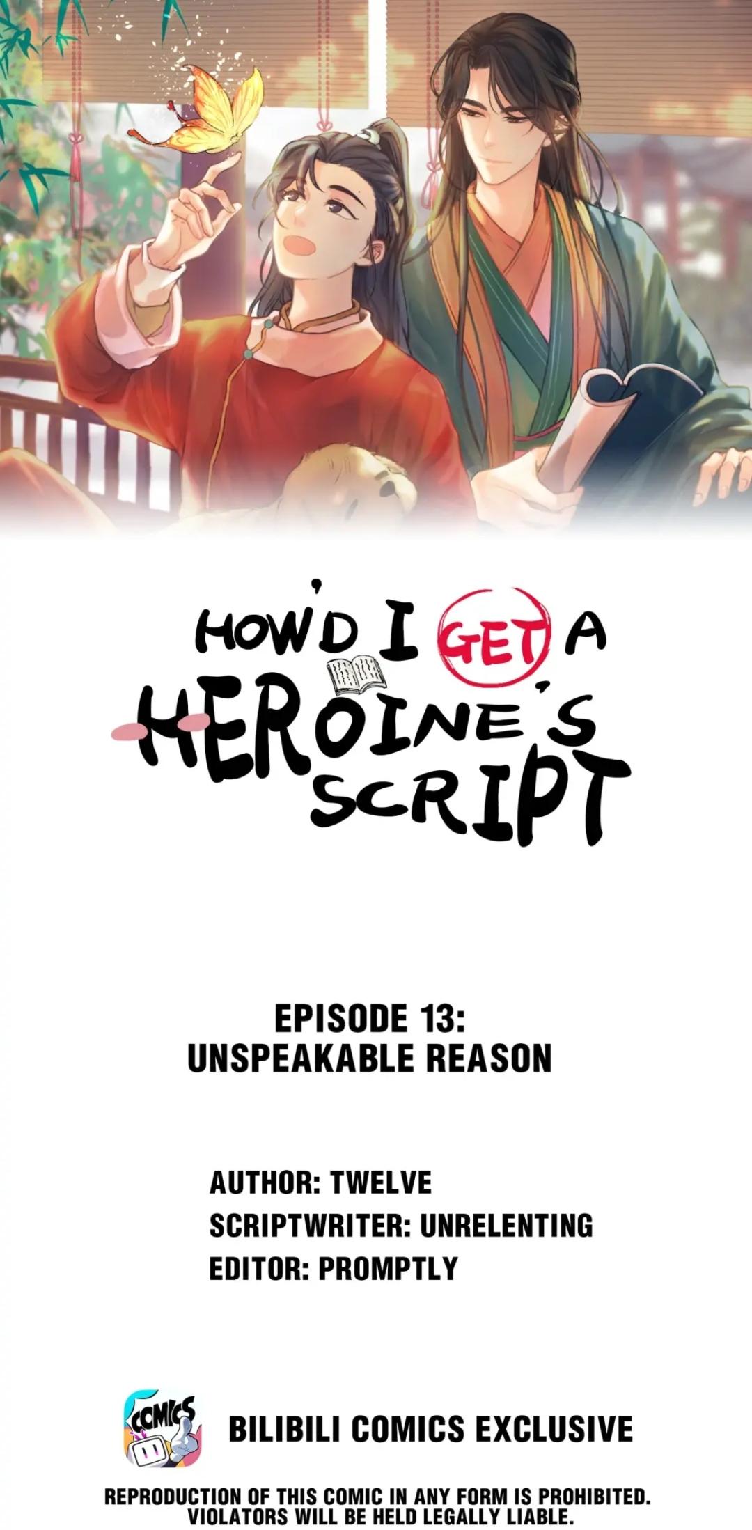 Get The Heroine’S Script Chapter 13 #3