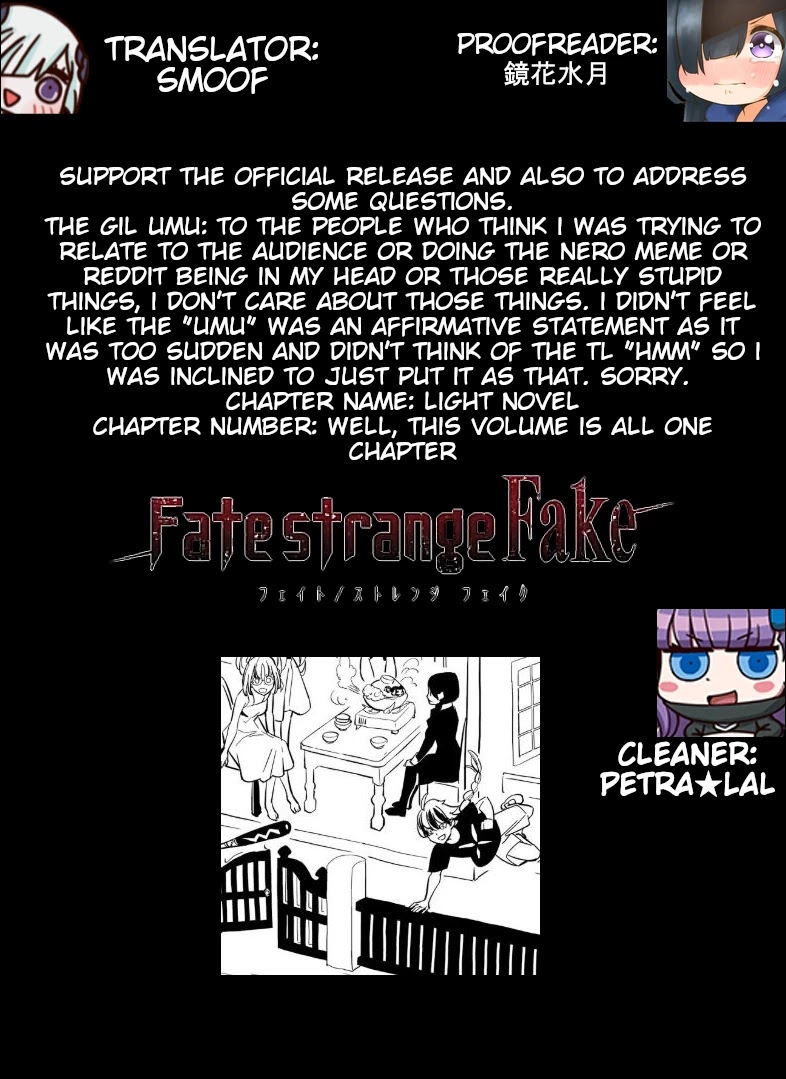 Fate/strange Fake Chapter 12.6 #1