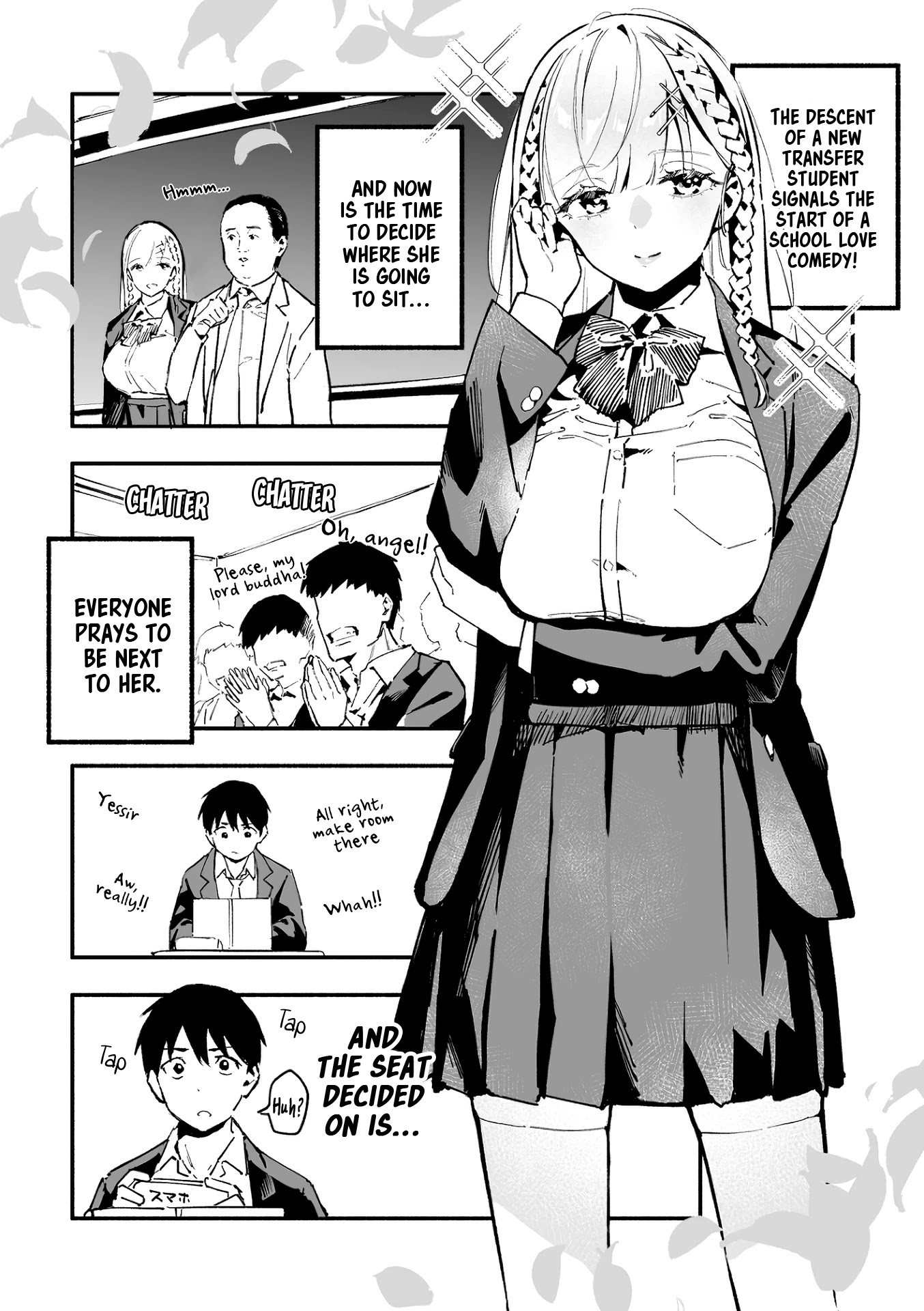 The Angelic Yet Devilish Transfer Student With Big Tits Chapter 2 #1