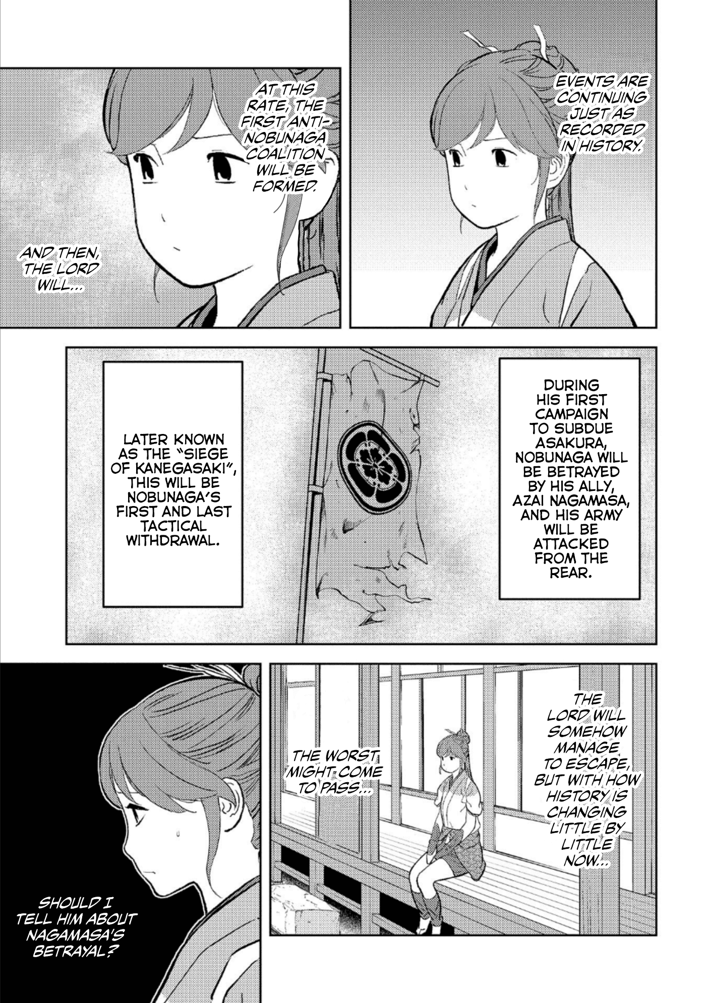 Sengoku Komachi Kuroutan: Noukou Giga Chapter 42 #10