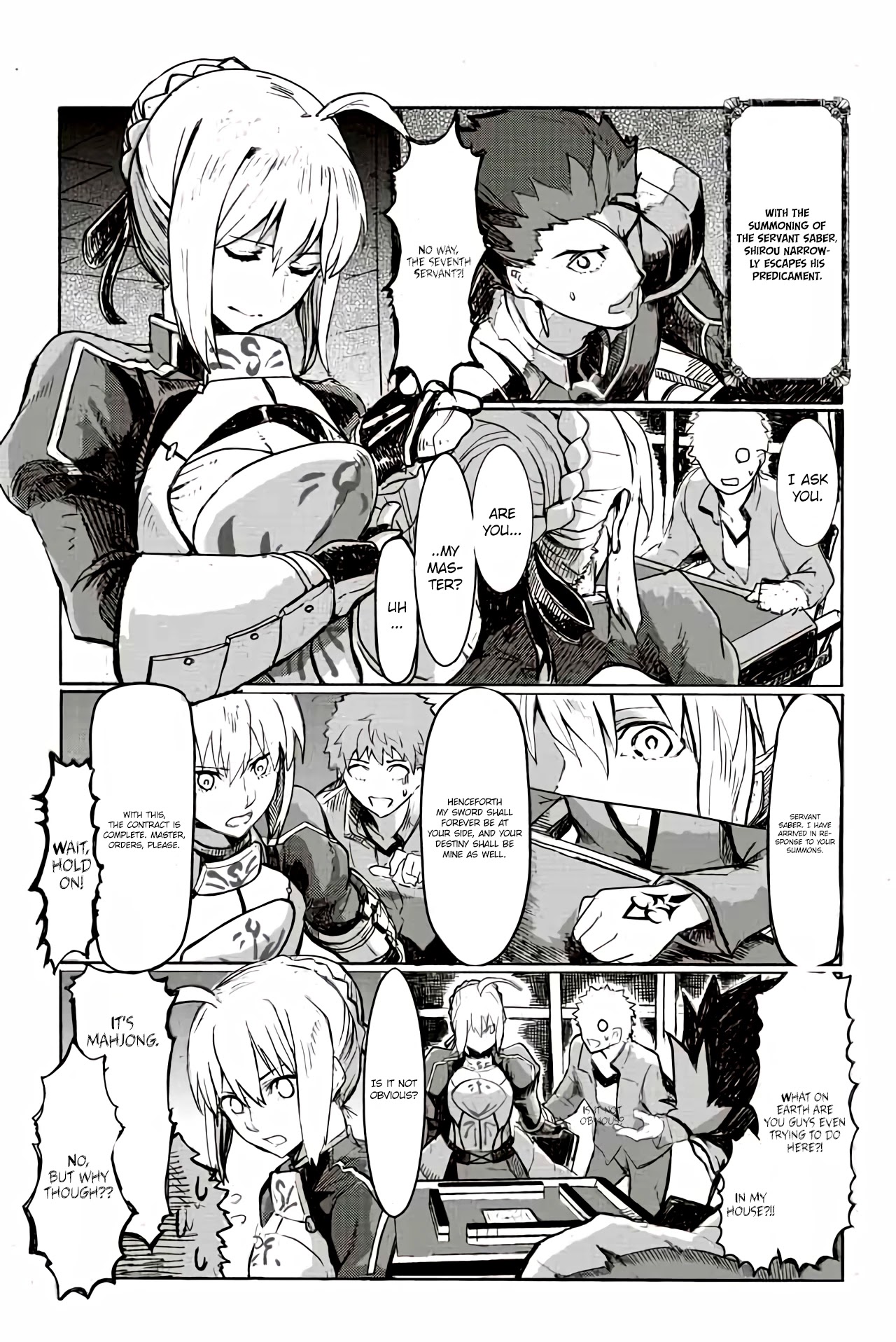 Fate/mahjong Night - Seihai Sensou Chapter 17 #1