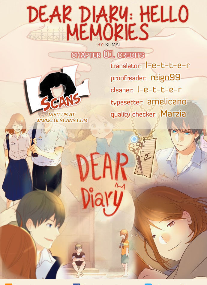 Dear Diary: Hello Memories Chapter 1 #3