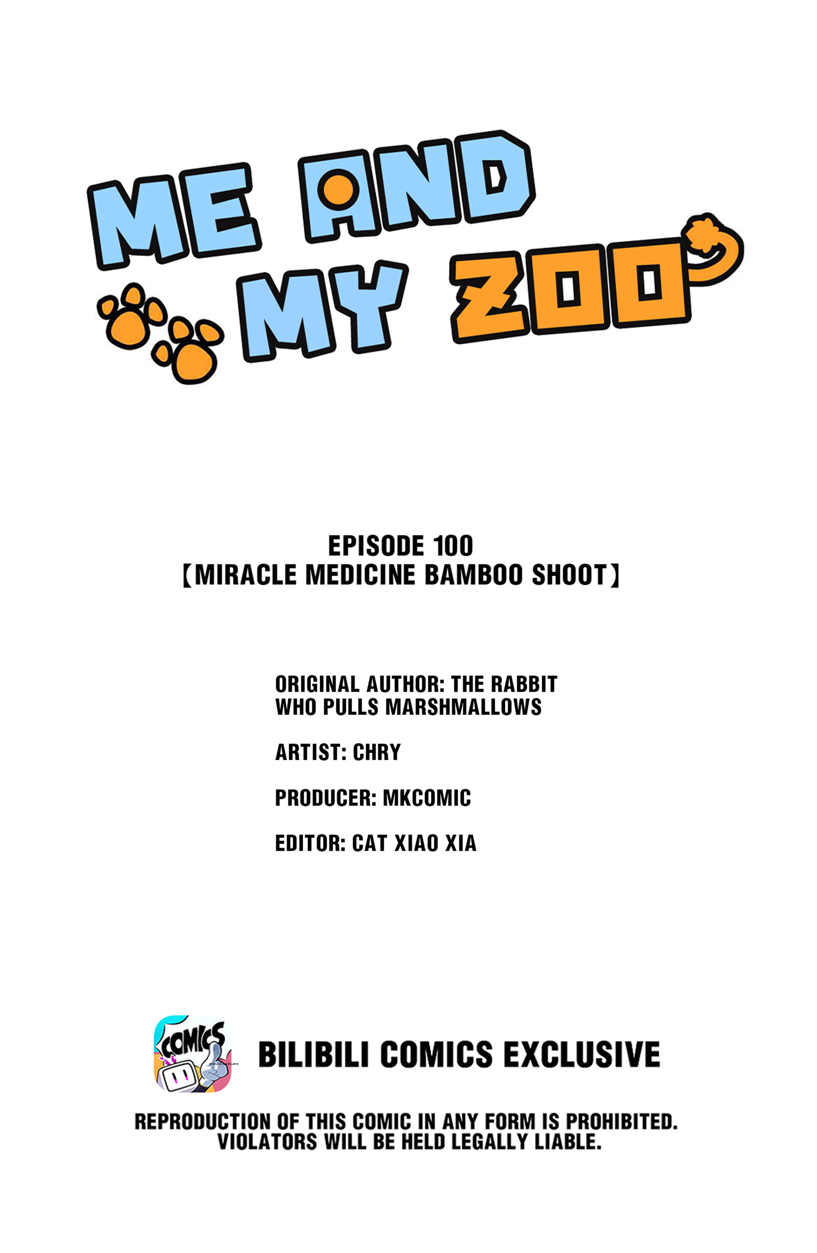 Me And My Zoo Chapter 100 #1