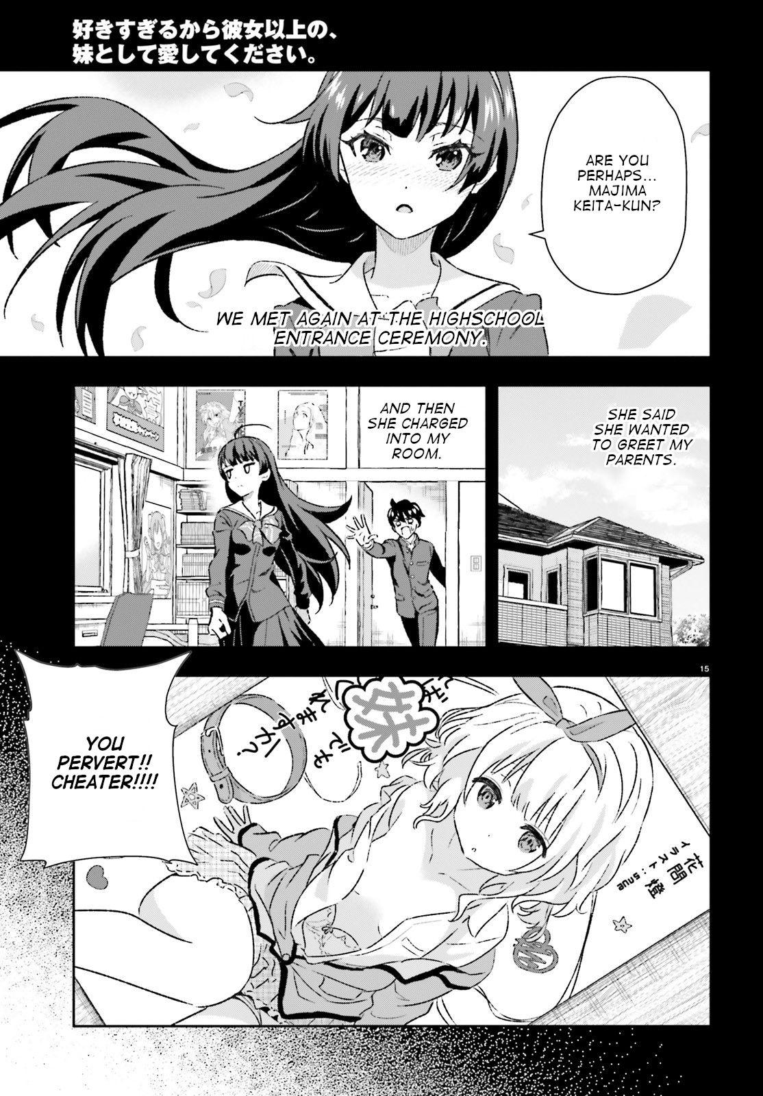 Suki Sugiru Kara Kanojo Ijou No, Imouto Toshite Aishite Kudasai Chapter 3 #15