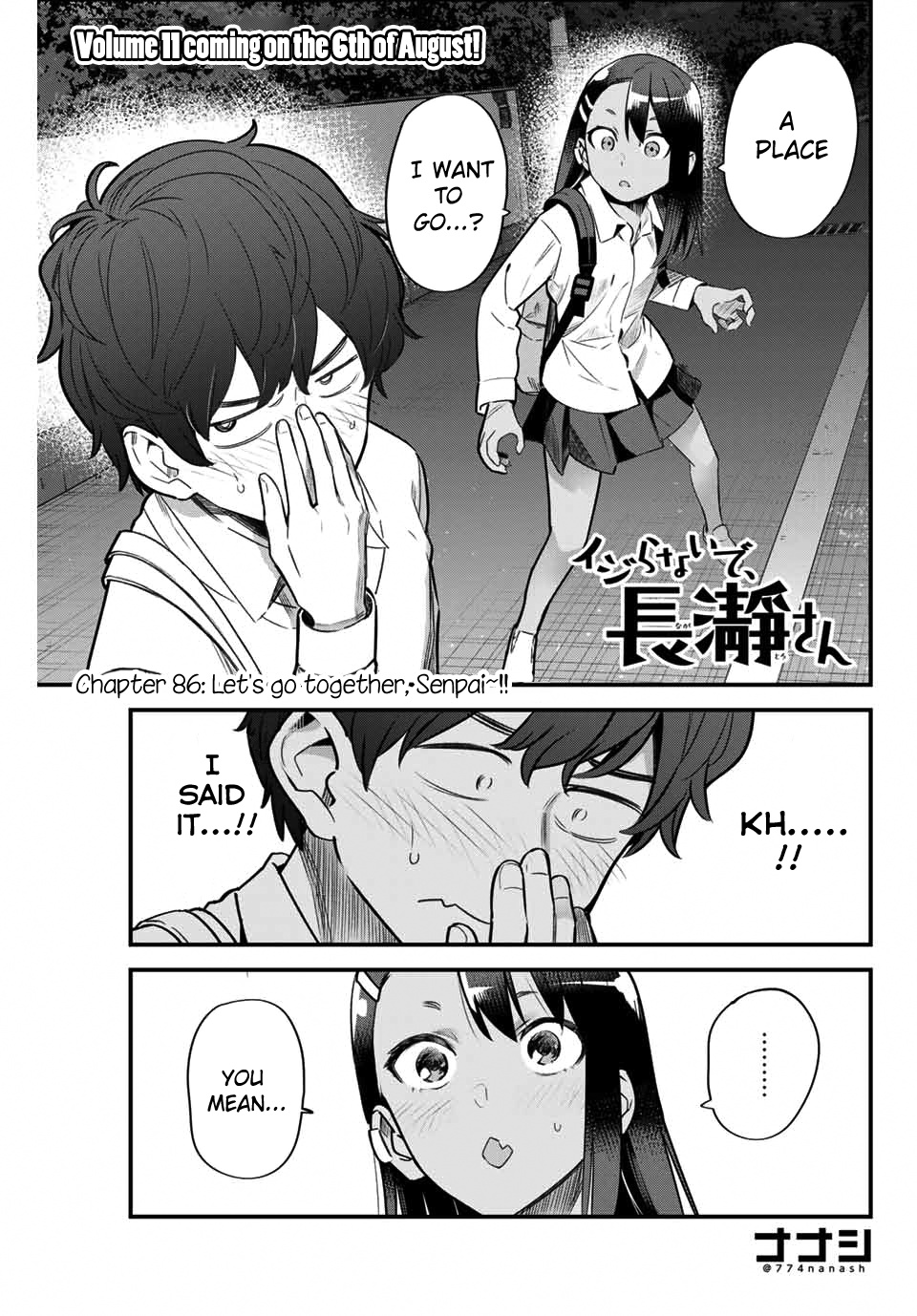 Ijiranaide, Nagatoro-San Chapter 86 #1