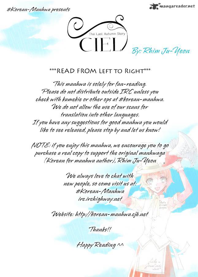 Ciel~The Last Autumn Story~ Chapter 9 #1