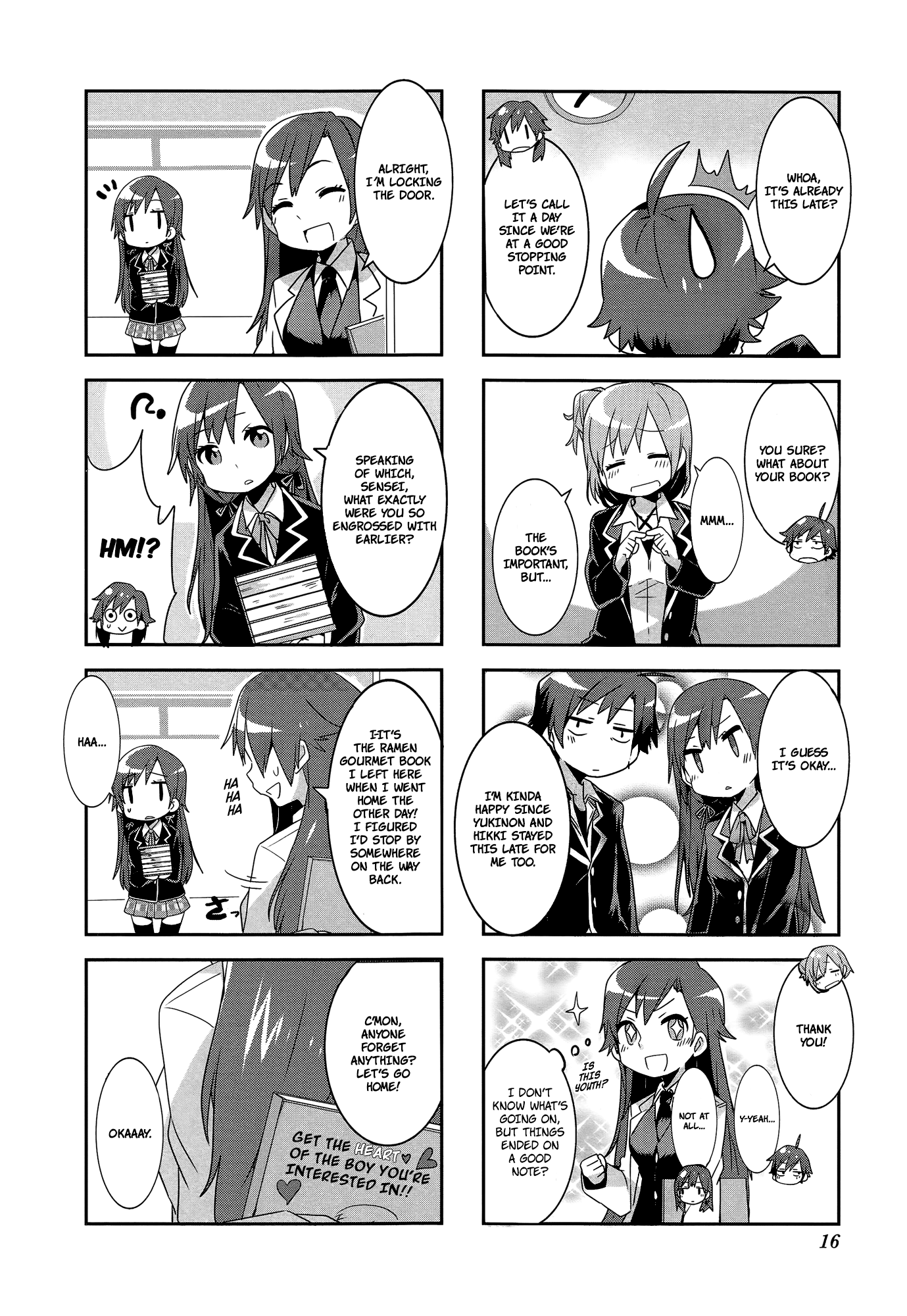 Yahari 4-Koma Demo Ore No Seishun Love Come Wa Machigatteiru. Chapter 1 #15