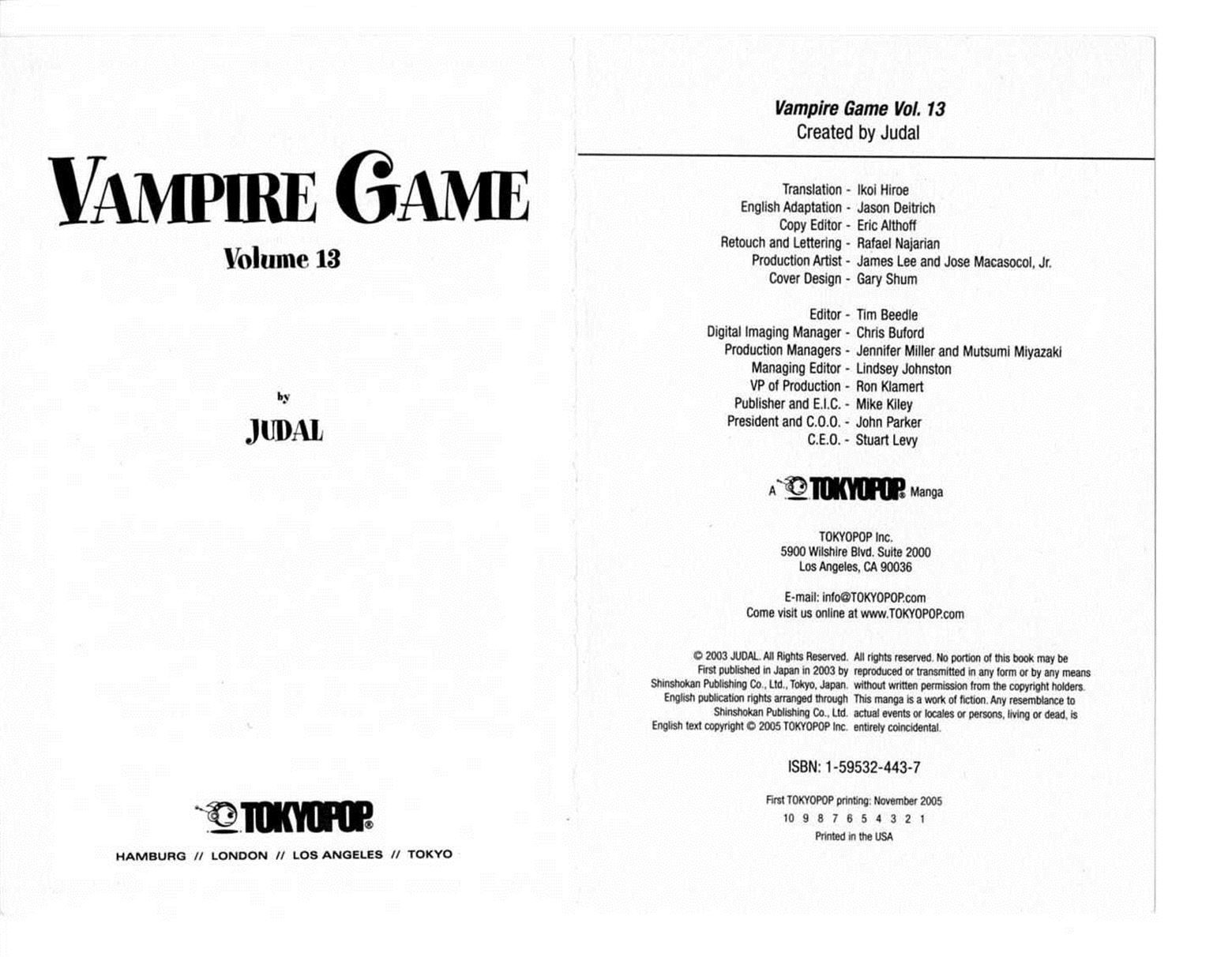 Vampire Game Chapter 15.13 #1
