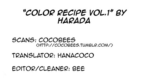 Color Recipe Chapter 1 #1