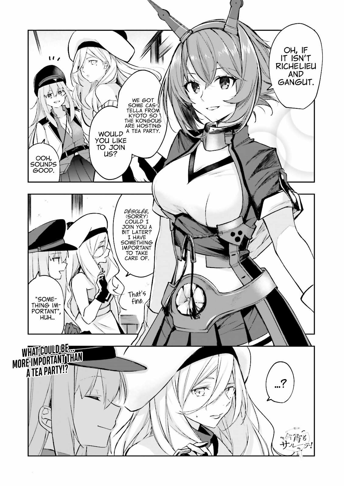 Kantai Collection -Kancolle- Tonight, Another "salute"! Chapter 11 #1