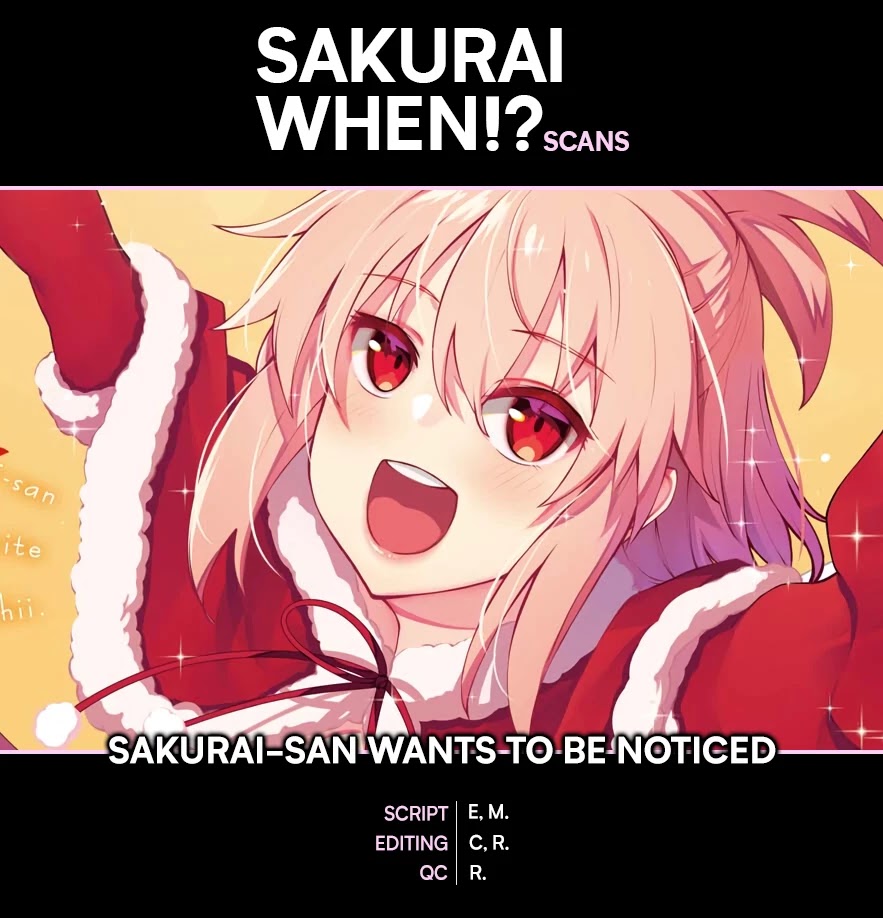 Sakurai-San Wants To Be Noticed Chapter 26 #1