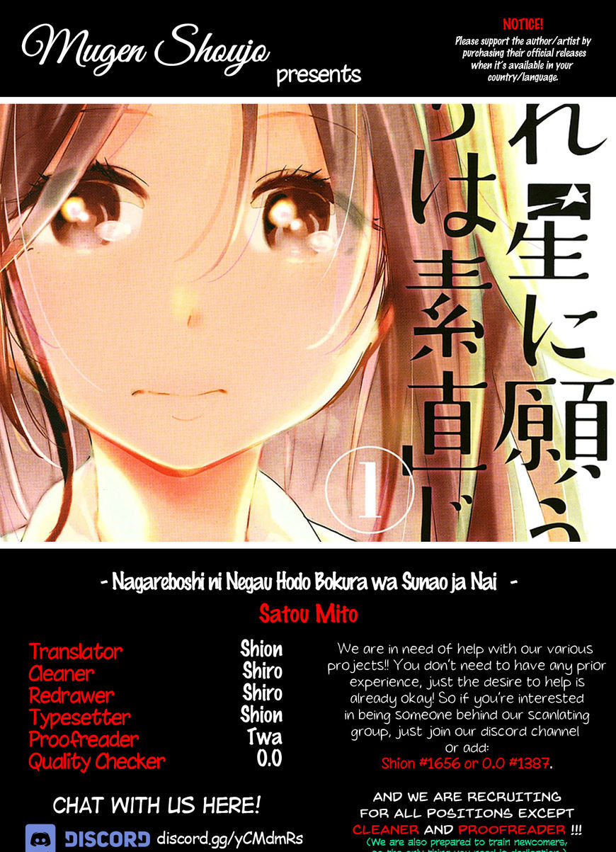 Nagareboshi Ni Negau Hodo Bokura Wa Sunao Ja Nai Chapter 2 #1