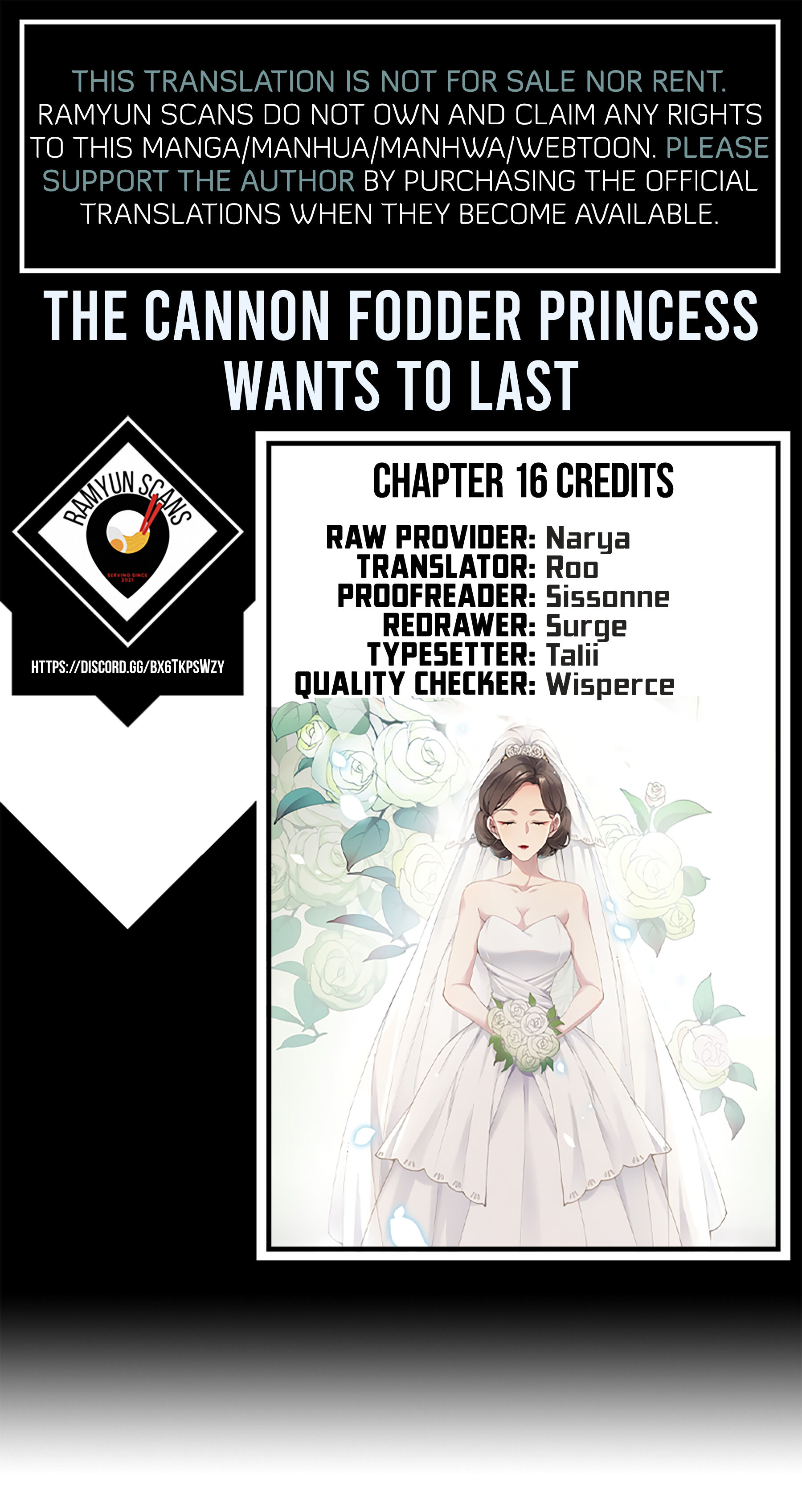 The Cannon Fodder Princess Wants To Last Chapter 16 #1