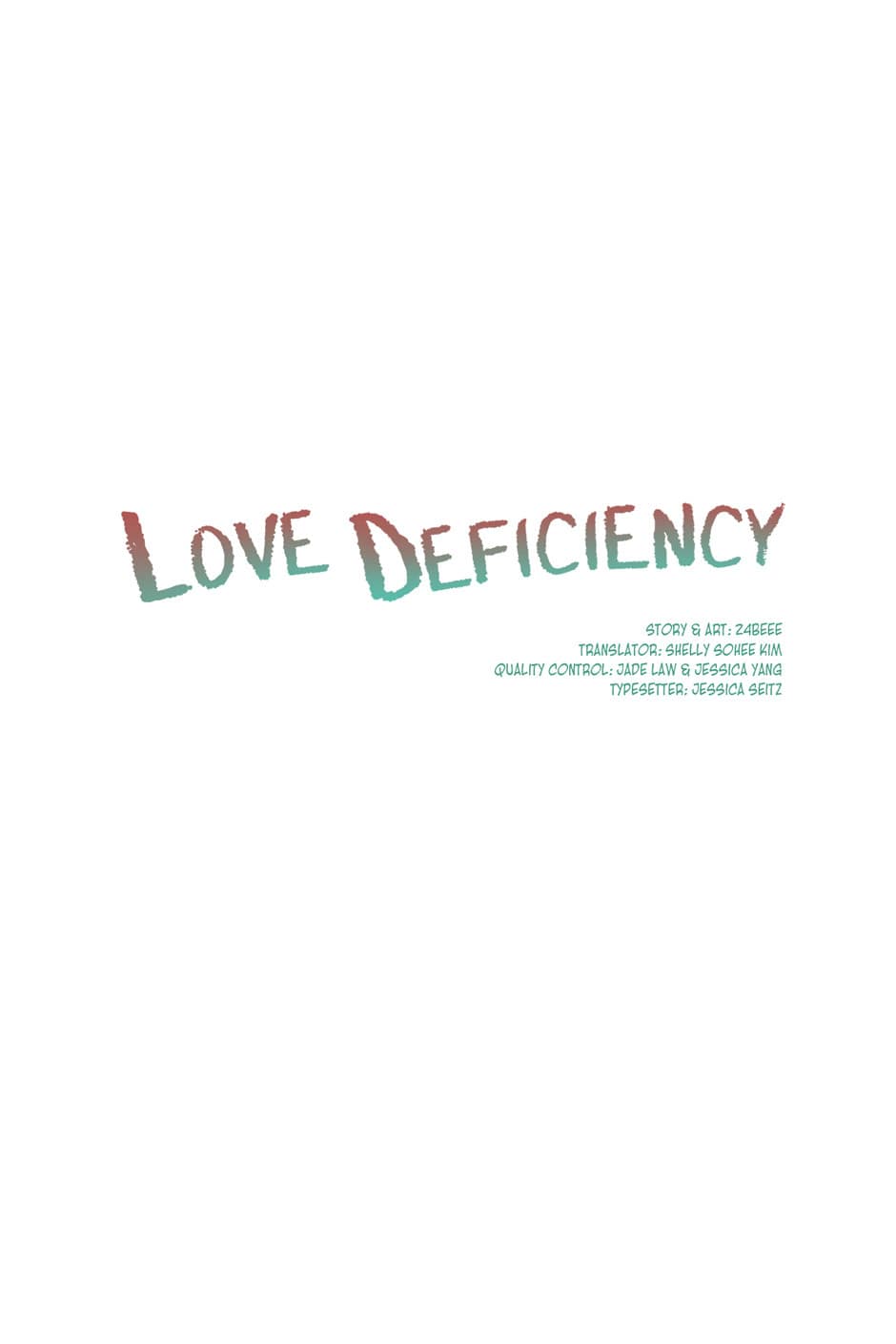 Love Deficiency Chapter 40 #1