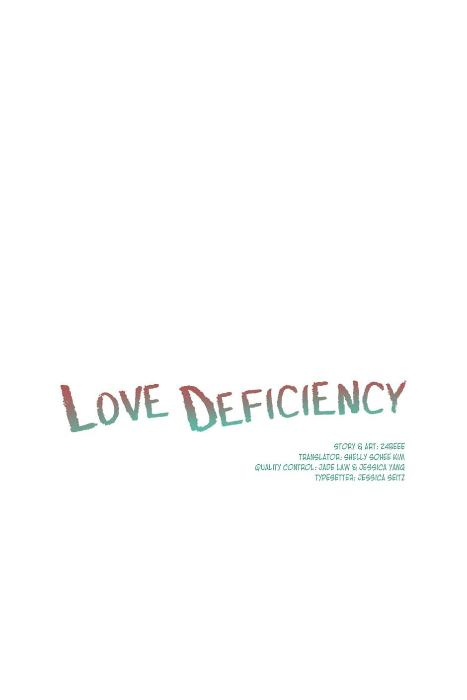 Love Deficiency Chapter 37 #1