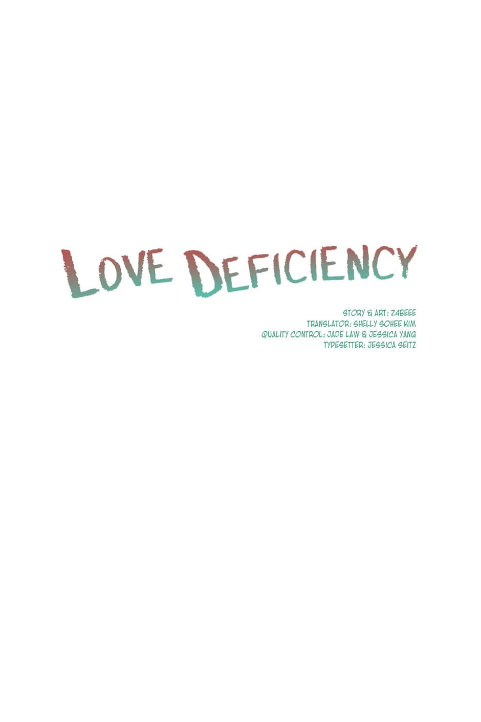 Love Deficiency Chapter 16 #1
