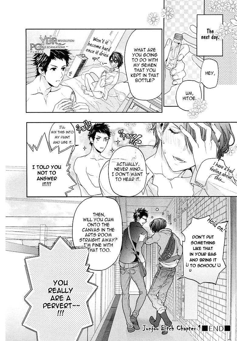 Junjou Bitch, Hatsukoi Kei Chapter 1 #41