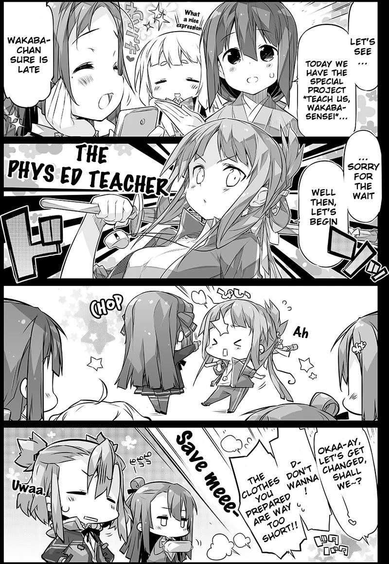 Nogi Wakaba Wa Yuusha De Aru 4-Koma Chapter 14 #1