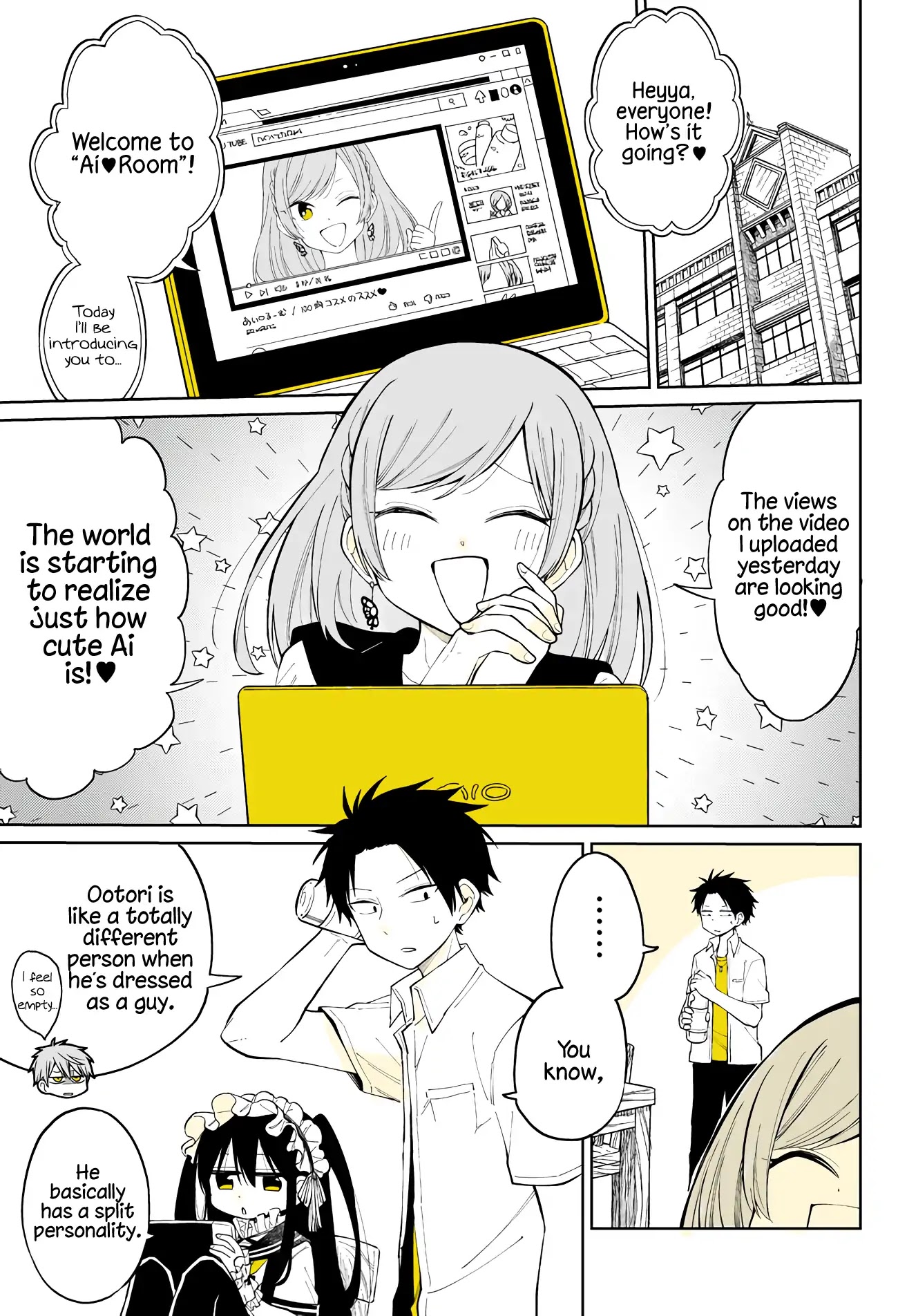 About A Guy Who's Been Destroyed From His First Love Being A Pretty Girl Chapter 7 #2