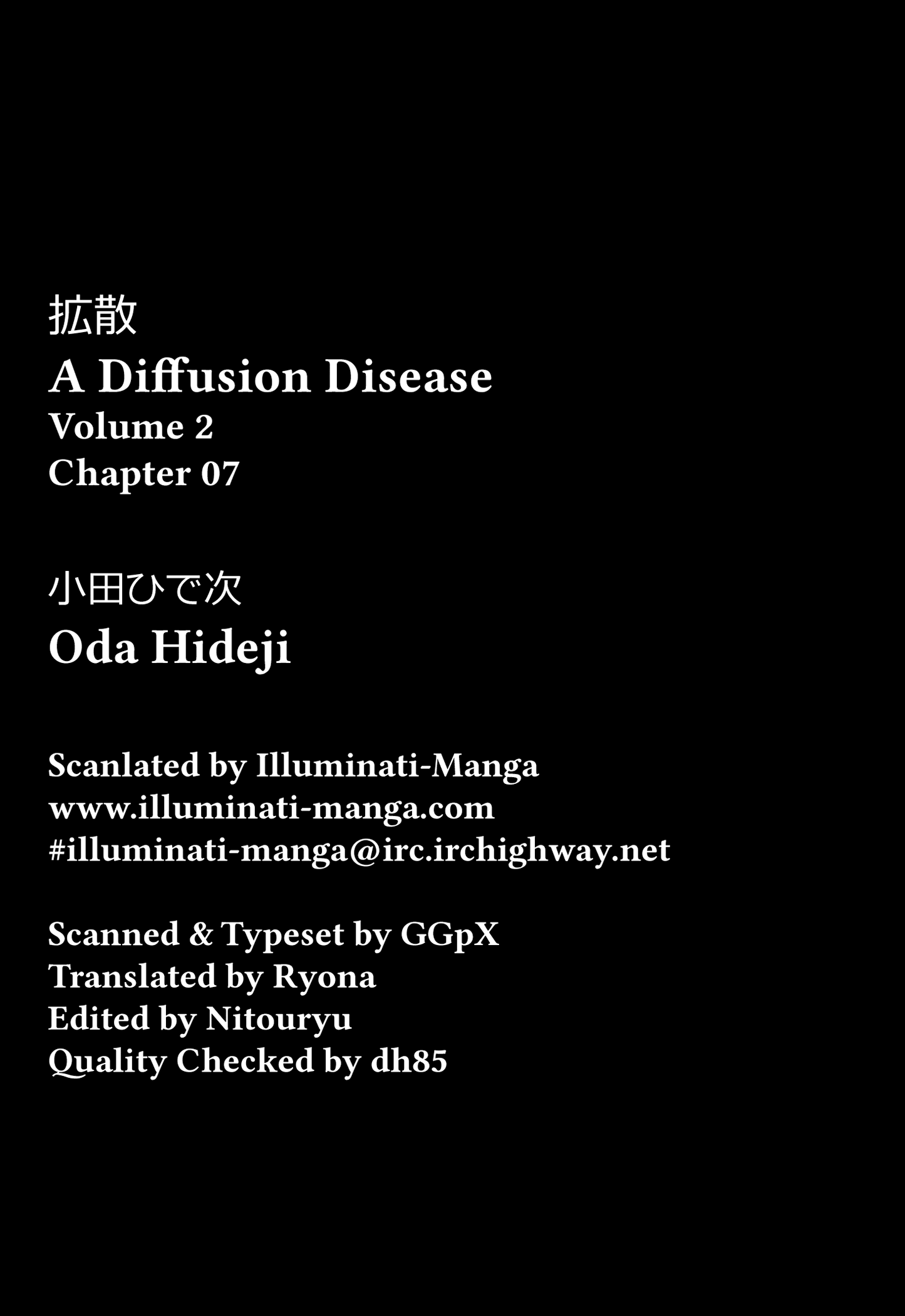 A Diffusion Disease Chapter 7 #1