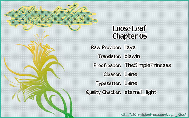 Loose Leaf Chapter 5 #1