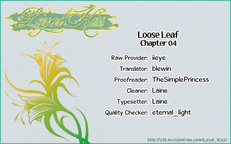 Loose Leaf Chapter 4 #1