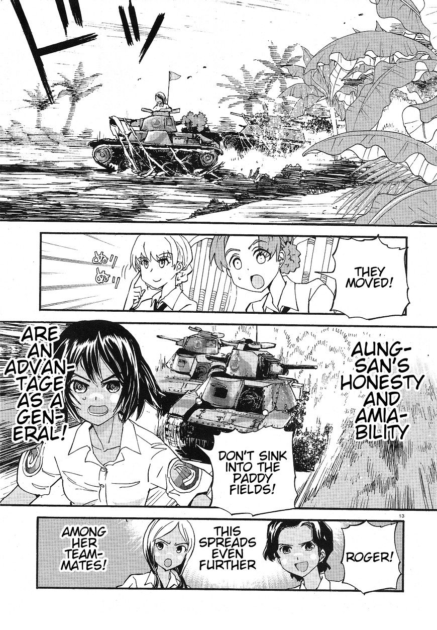 Girls & Panzer - Ribbon No Musha Chapter 14 #13