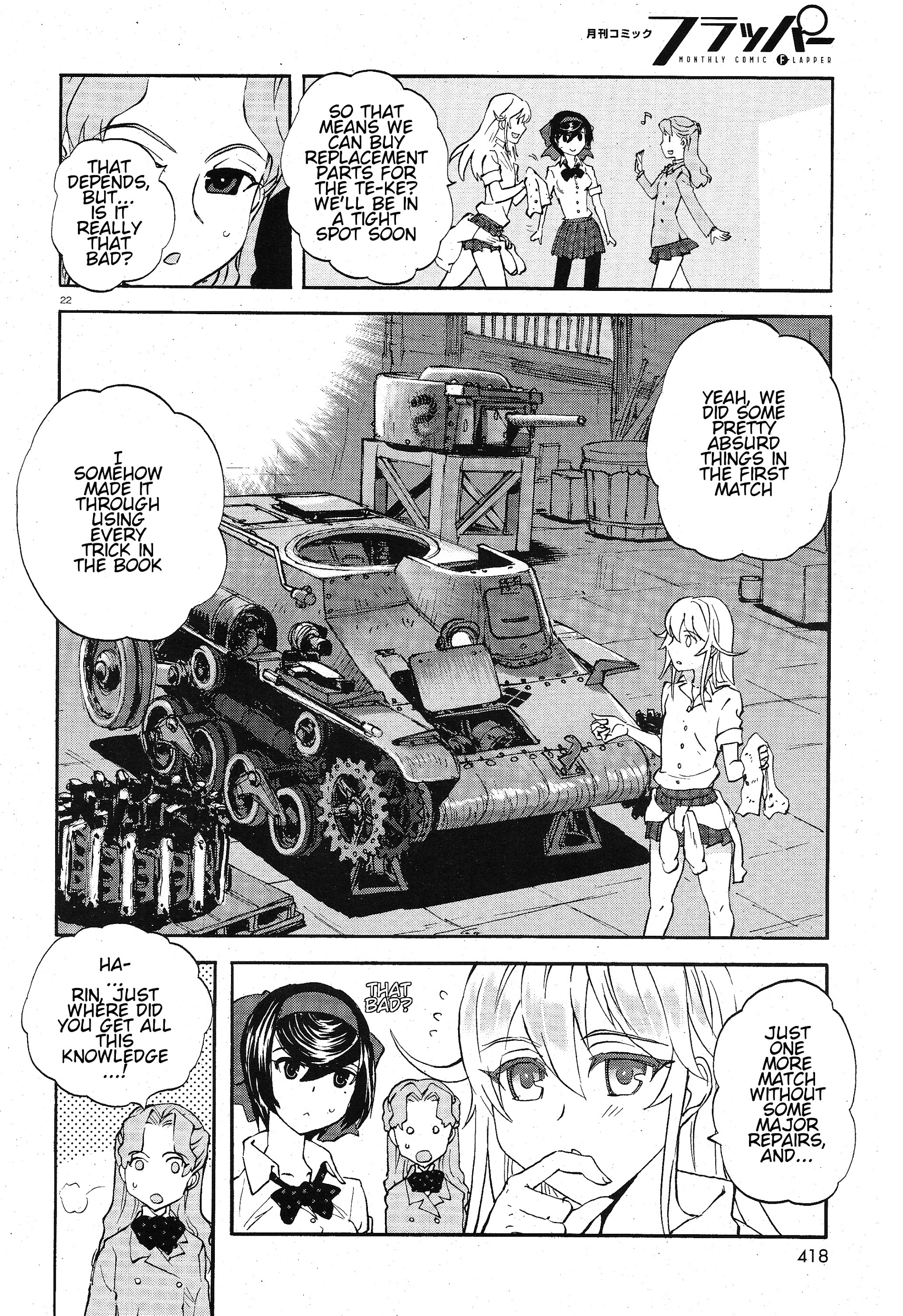 Girls & Panzer - Ribbon No Musha Chapter 7 #21
