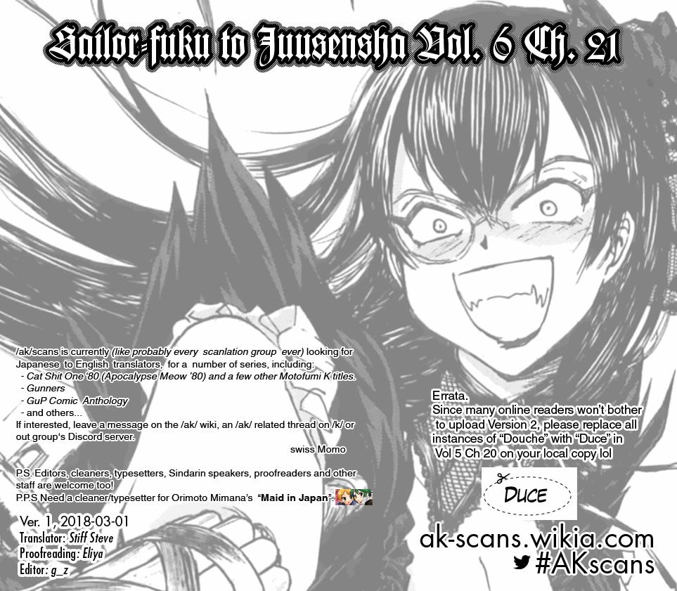 Sailor Fuku To Juusensha Chapter 21 #44