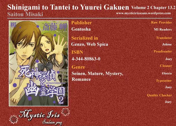 Shinigami Tantei To Yuurei Gakuen Chapter 13.2 #13