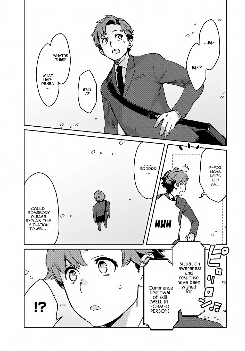 Isekai Ni Kita Mitai Dakedo Ikanisureba Yoi No Darou Chapter 1 #8