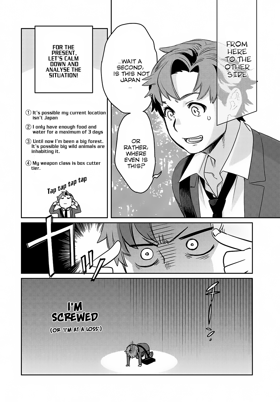 Isekai Ni Kita Mitai Dakedo Ikanisureba Yoi No Darou Chapter 1 #13