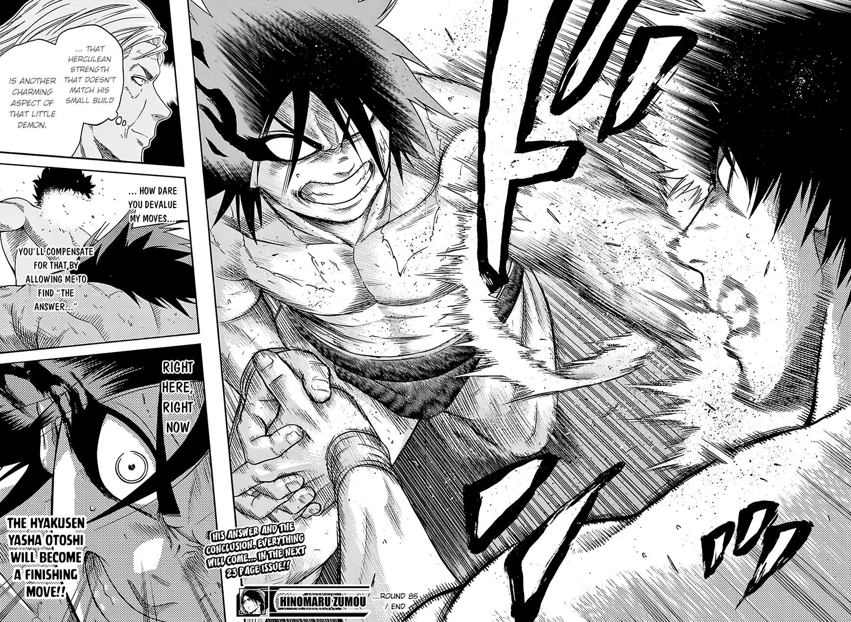 Hinomaru Zumou Chapter 85 #21