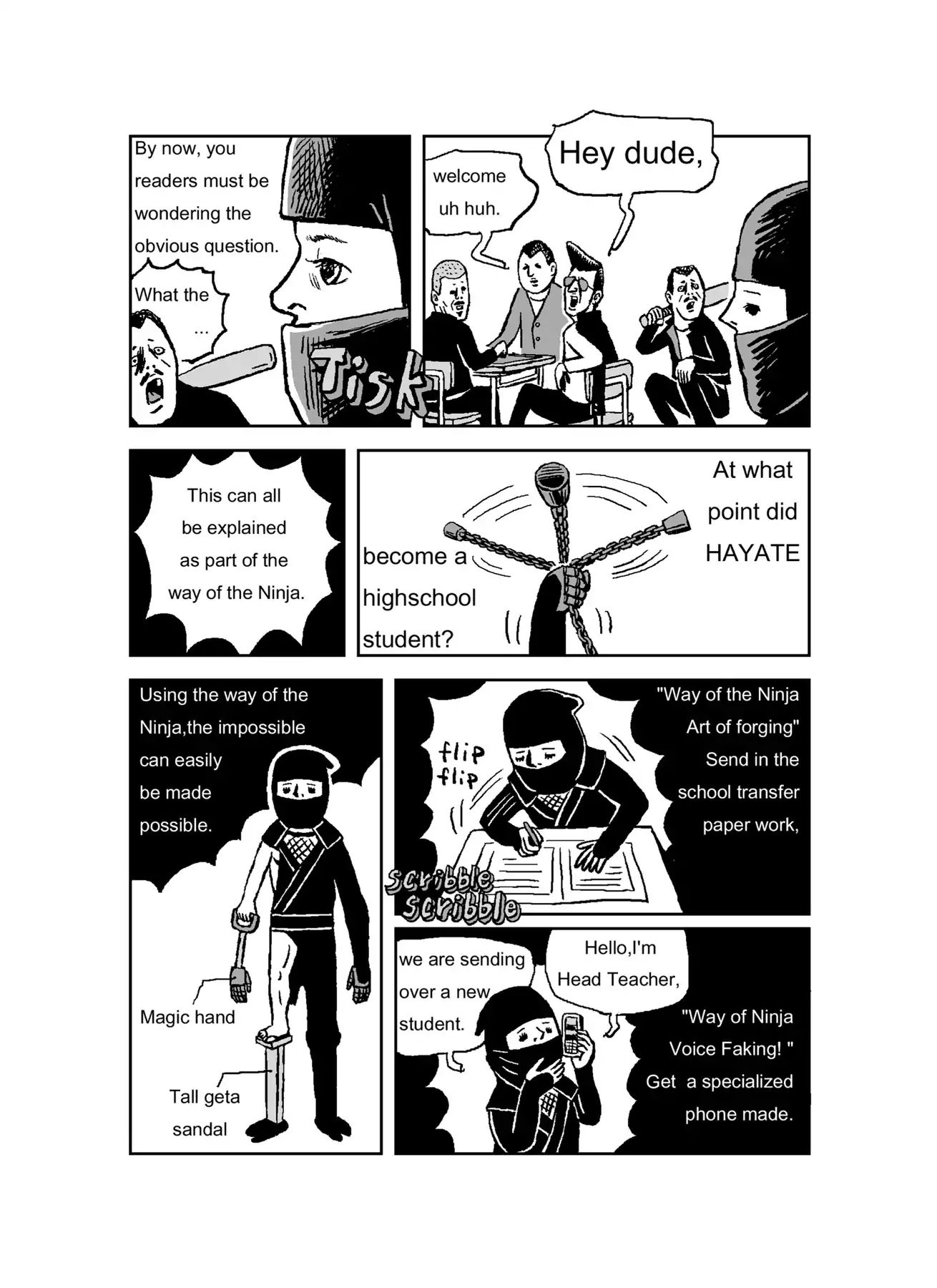 The Run-Away Student Ninja Hayate Chapter 1 #9