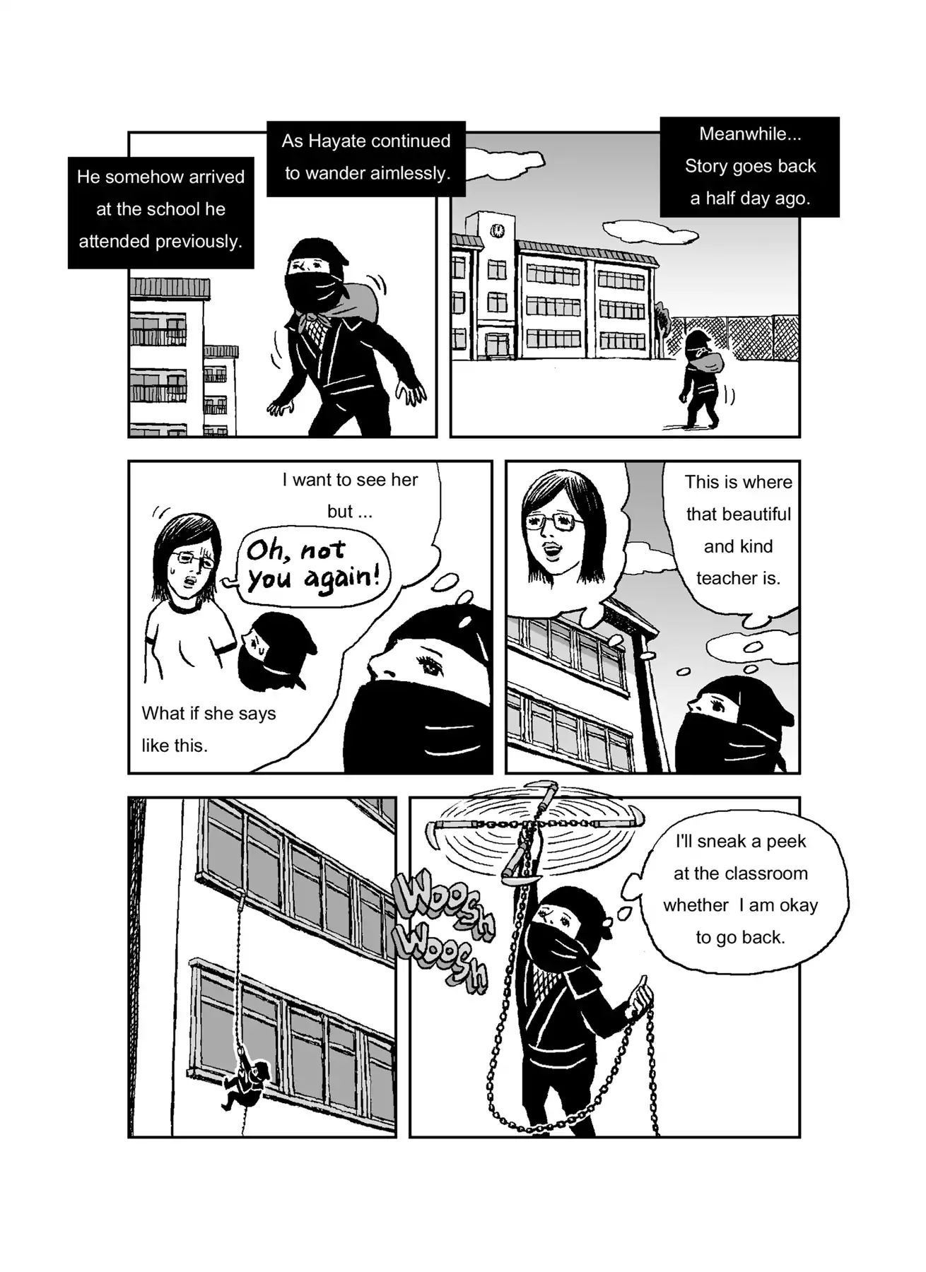The Run-Away Student Ninja Hayate Chapter 1 #107