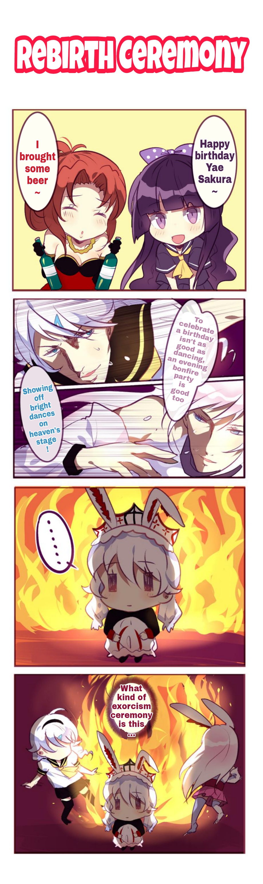 Honkai Gakuen 4 Koma Chapter 99 #4