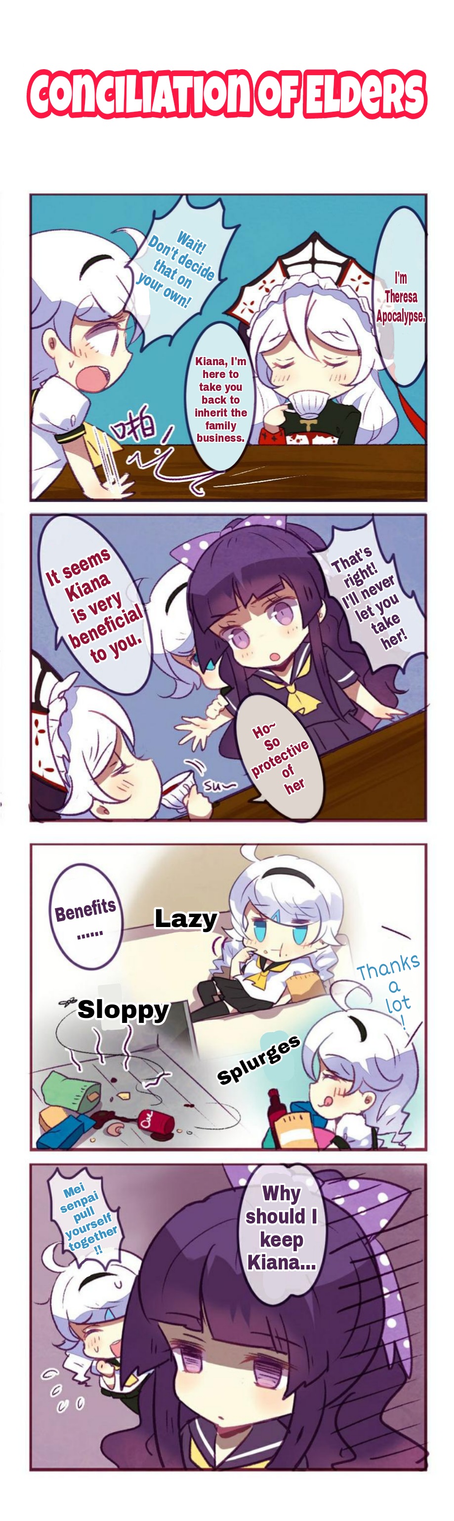 Honkai Gakuen 4 Koma Chapter 80 #3