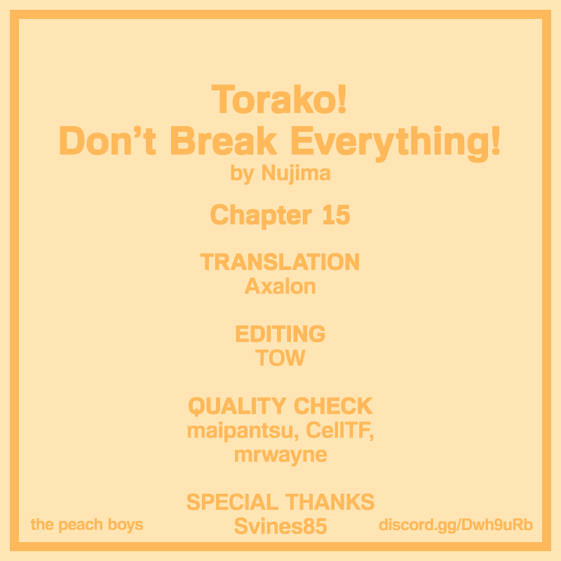 Torako, Anmari Kowashicha Damedayo Chapter 15 #13