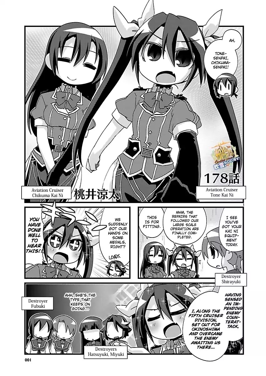 Kantai Collection - Kankore - 4-Koma Comic - Fubuki, Ganbarimasu! Chapter 178 #1