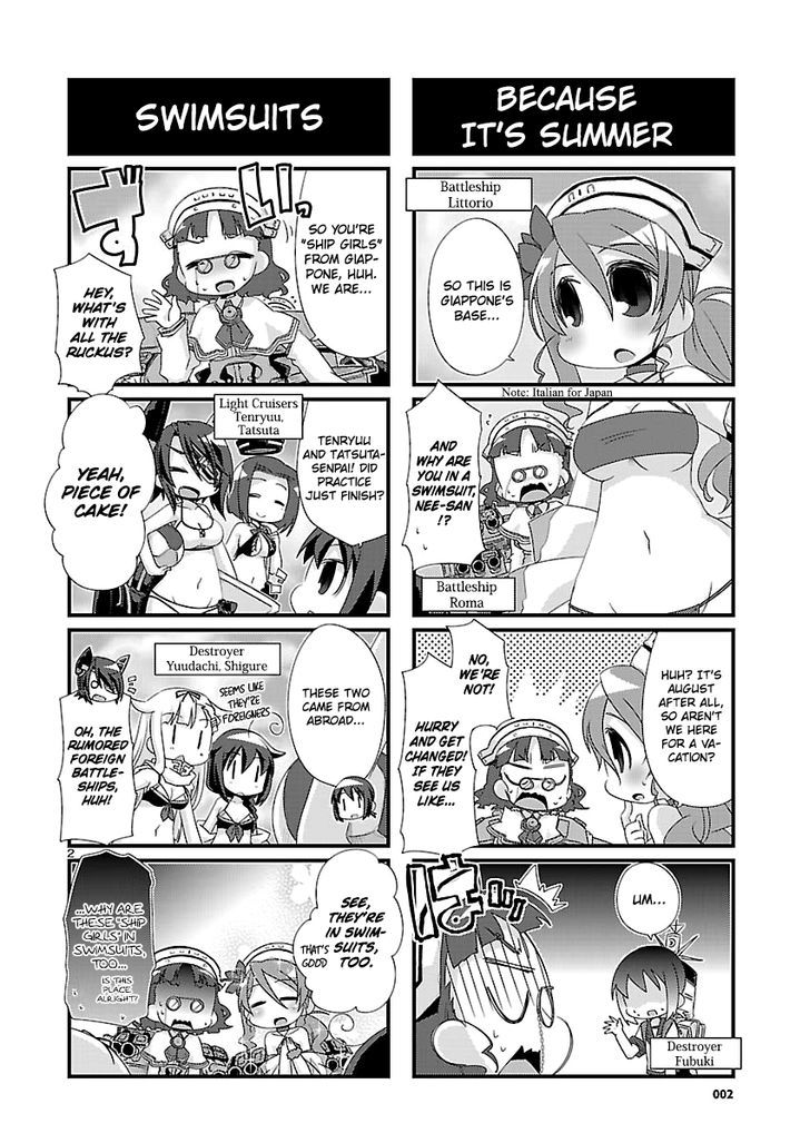 Kantai Collection - Kankore - 4-Koma Comic - Fubuki, Ganbarimasu! Chapter 95 #2