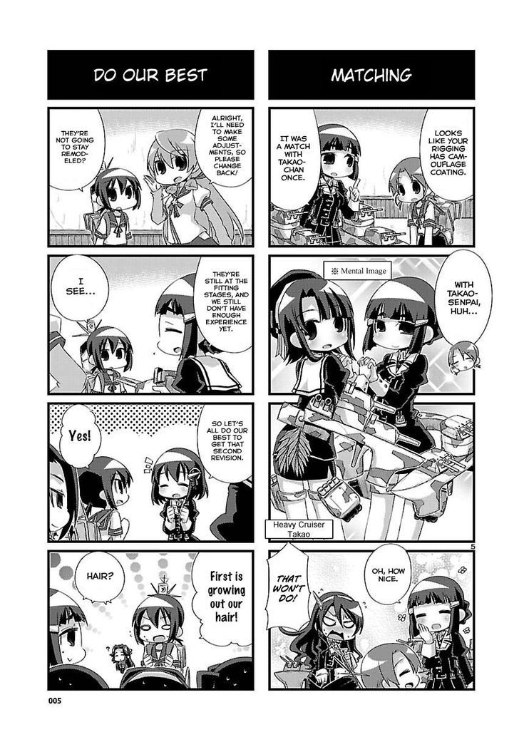 Kantai Collection - Kankore - 4-Koma Comic - Fubuki, Ganbarimasu! Chapter 73 #5