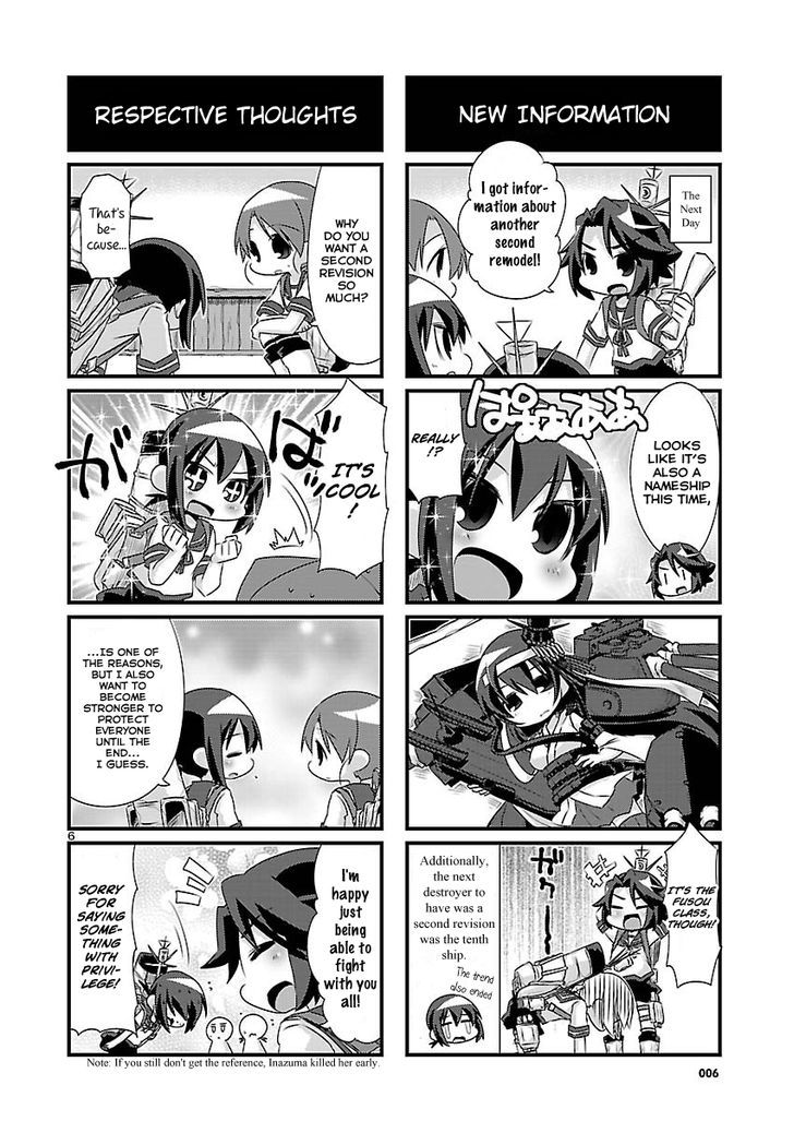 Kantai Collection - Kankore - 4-Koma Comic - Fubuki, Ganbarimasu! Chapter 62 #6